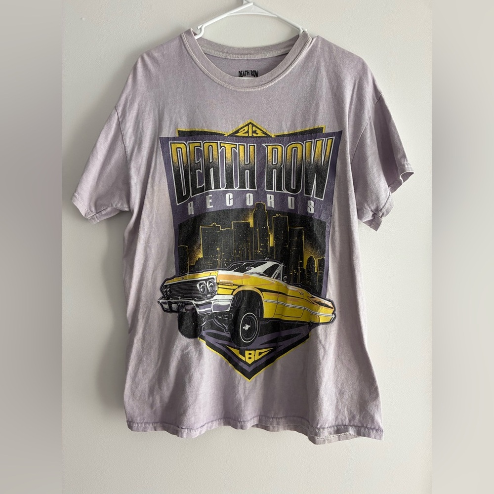 Men’s Vintage  Graphic Tee- Death Row Records